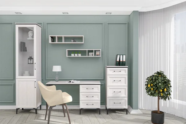 Стол Шарм СТ-1 ясень анкор светлый/рамка