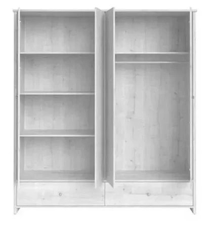 Шкаф платяной Порто SZF4D2S джанни/сосна ларико