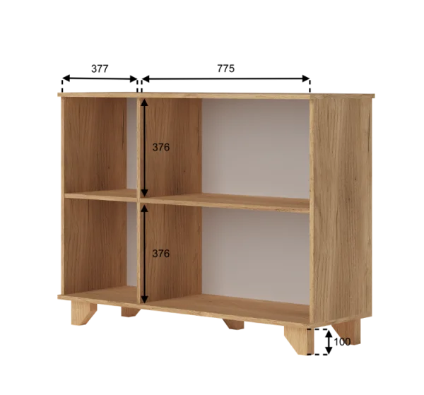 Комод Ньерд 1200 дуб вотан/ива пепельная Комод Ньерд 1200 дуб вотан/ива пепельная