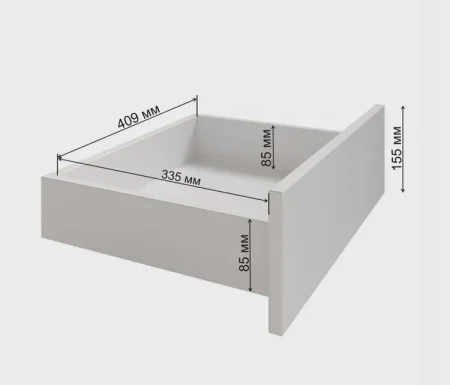 Комод 4 ящика 500 белый