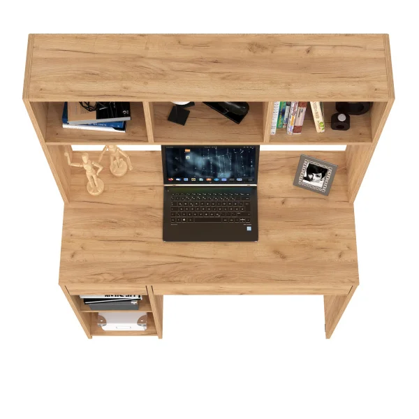 Стол компьютерный Комфорт 12.77 дуб крафт золотой