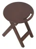 Табурет складной с ручкой орех