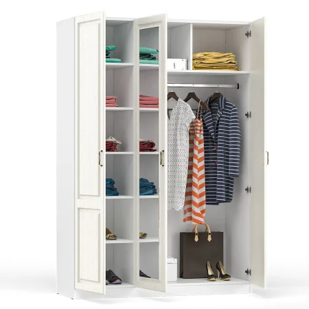 Шкаф Ливерпуль 08.45 ясень ваниль/белый