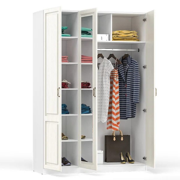 Шкаф Ливерпуль 08.45 ясень ваниль/белый