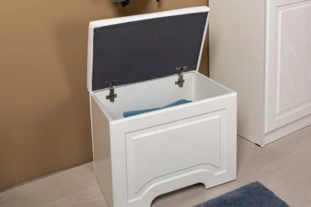 Пуф Ливерпуль 14.02 ясень ваниль/белый