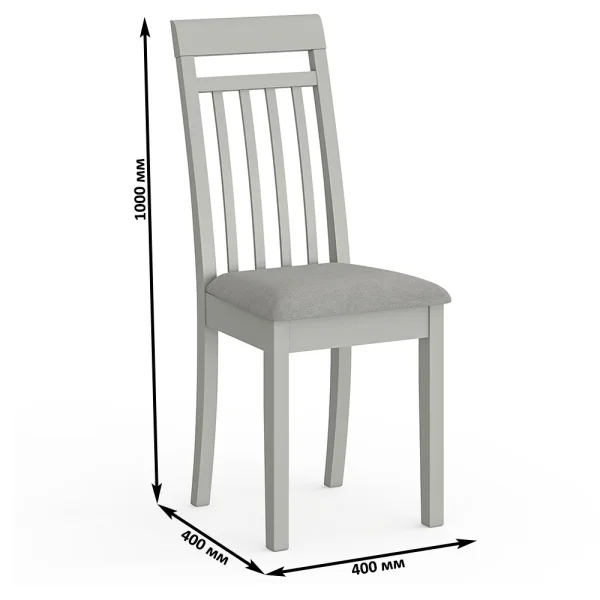 Стул Гольф-11 серый, ткань велюр серый 63 Стул Гольф-11 серый, ткань велюр серый 63