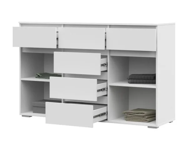 Комод 6 ящиков Хелен КМ-05 белый Комод 6 ящиков Хелен КМ-05 белый