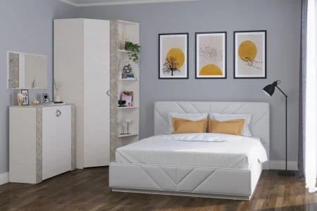 Шкаф для одежды Амели 13.131 шёлковый камень/бетон чикаго беж