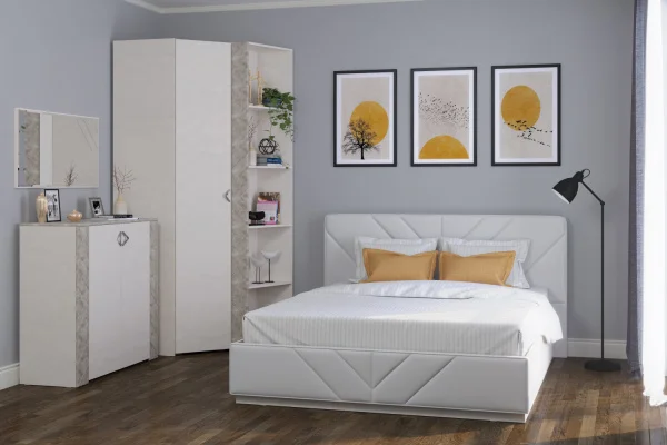 Шкаф для одежды Амели 13.131 шёлковый камень/бетон чикаго беж