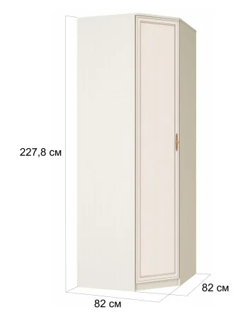 Шкаф угловой 06.23 Габриэлла вудлайн кремовый