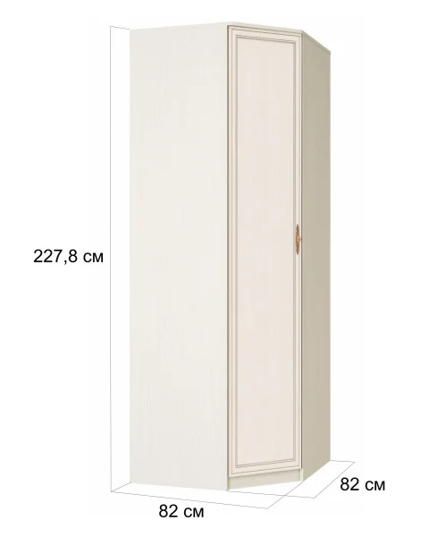 Шкаф угловой 06.23 Габриэлла вудлайн кремовый