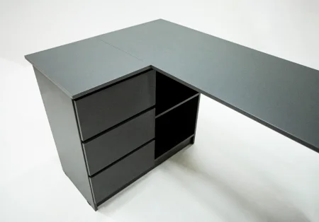 Стол компьютерный угловой Охта Лайт 16.2 графит