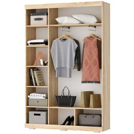 Шкаф Соната ШСЗ-1300 дуб сонома/белый глянец