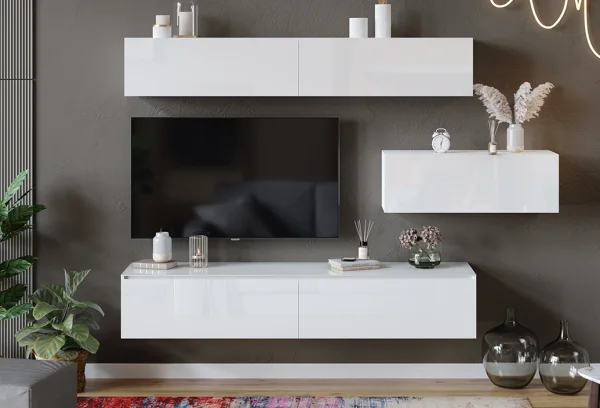 Гостиная Глосс белый глянец