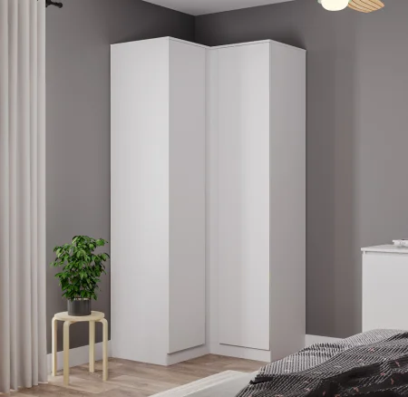 Шкаф угловой Мори МШУ 940 белый