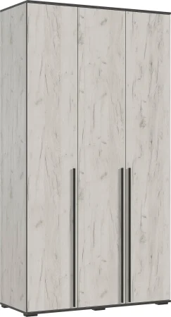 Шкаф 3-х створчатый Норд 1200 дуб крафт белый