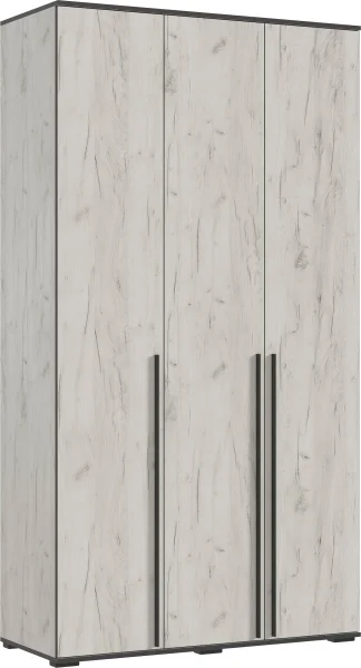 Шкаф 3-х створчатый Норд 1200 дуб крафт белый