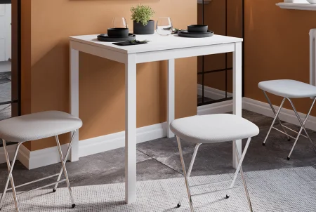 Стол раздвижной Слайд тип 1 белый