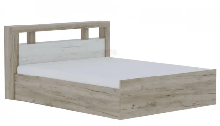 Кровать Ольга-19 дуб крафт серый/дуб крафт белый Кровать Ольга-19 дуб крафт серый/дуб крафт белый