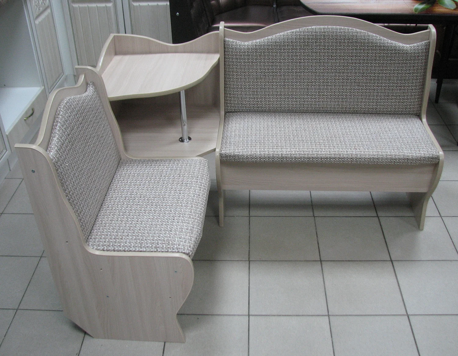 Комплект Аленка 1 ясень шимо светлый/рогожка темная