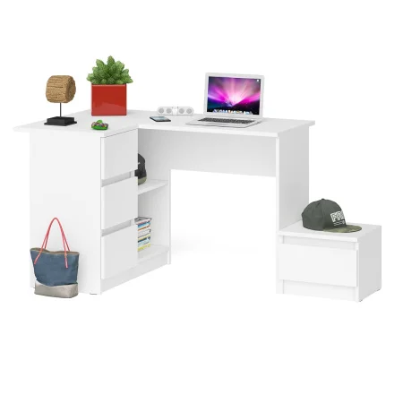 Комплект Мори Стол компьютерный МС-16 + Тумба ТПМ 400.1 белый