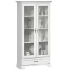 Шкаф-витрина Кентаки REG2W1S белый