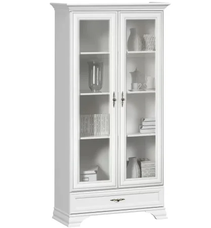 Шкаф-витрина Кентаки REG2W1S белый