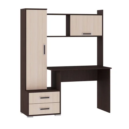 Стол компьютерный Квартет-9 венге/дуб молочный