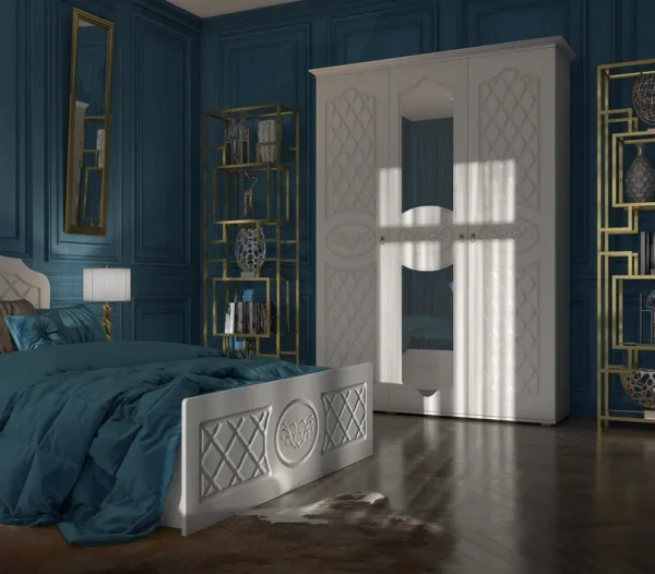 Шкаф 3-х створчатый Престиж белый