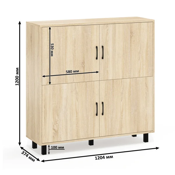 Комод 126-1204 дуб сонома Комод 126-1204 дуб сонома