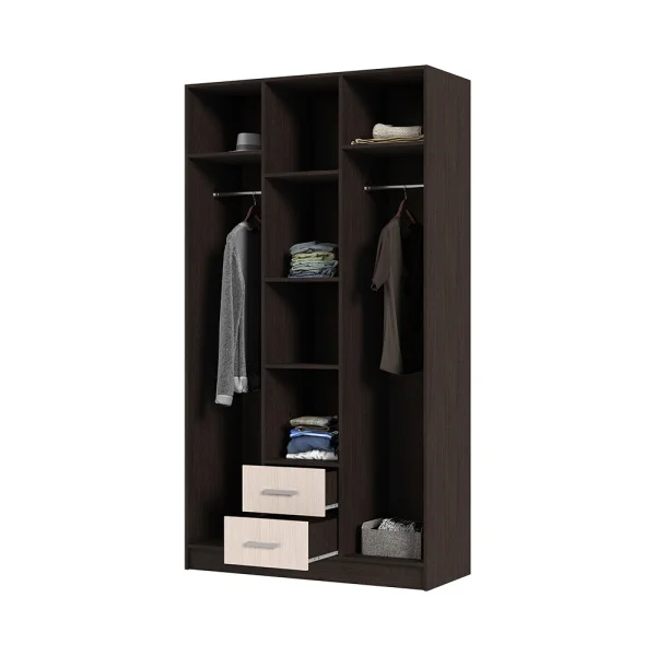 Шкаф 3-х створчатый Гармония ШК-601 М венге/белфорт