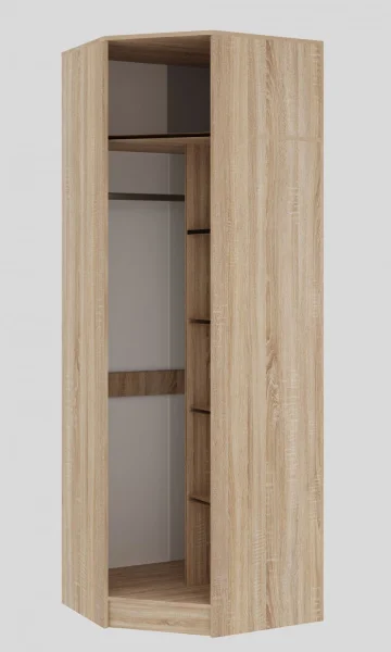 Шкаф угловой Беатрис дуб сонома/белый глянец Шкаф угловой Беатрис дуб сонома/белый глянец