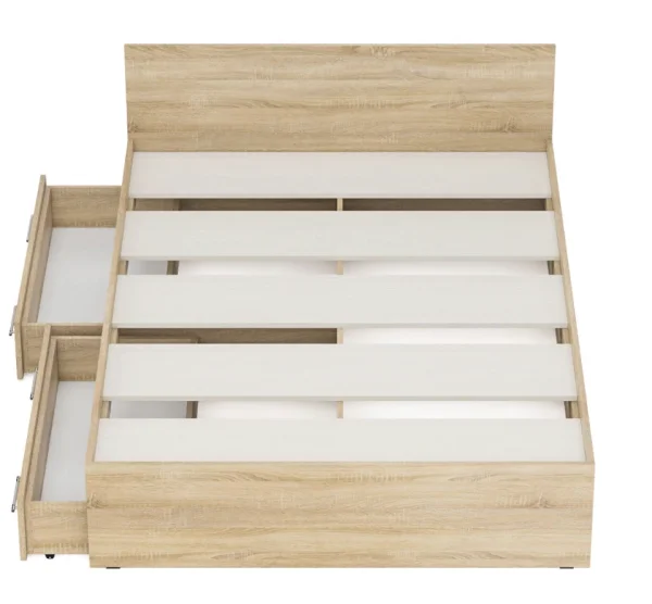 Кровать Стандарт с ящиками дуб сонома Кровать Стандарт с ящиками дуб сонома