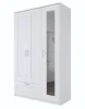Шкаф комбинированный Сириус 3 двери и 1 ящик белый