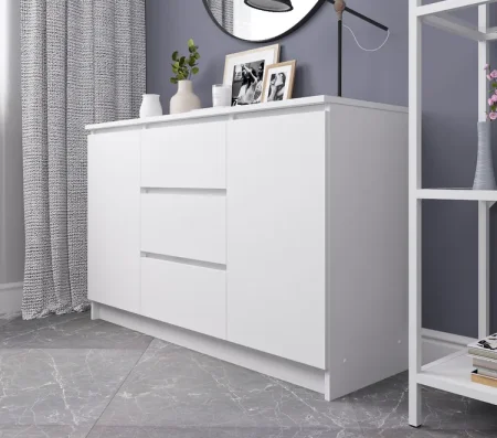 Комод Мори МК 1200.3 белый