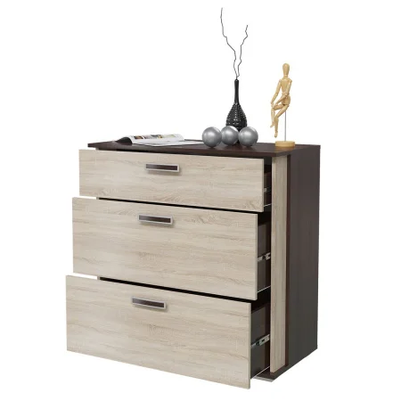 Комод с 3-мя ящиками 4-4425 Даллас венге/дуб сонома