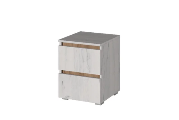 Тумба прикроватная Лиана дуб крафт белый/дуб крафт золотой Тумба прикроватная Лиана дуб крафт белый/дуб крафт золотой