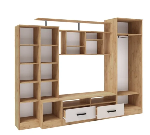 Гостиная Оскар-5 дуб крафт золотой/кашемир