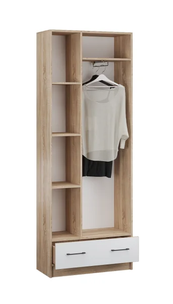 Шкаф двустворчатый Денвер дуб сонома/белый