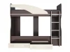 Кровать 2-х ярусная Мийа венге/дуб молочный Кровать 2-х ярусная Мийа венге/дуб молочный
