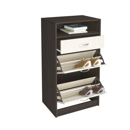 Тумба для обуви Вега ОБ-3 венге/дуб белфорд