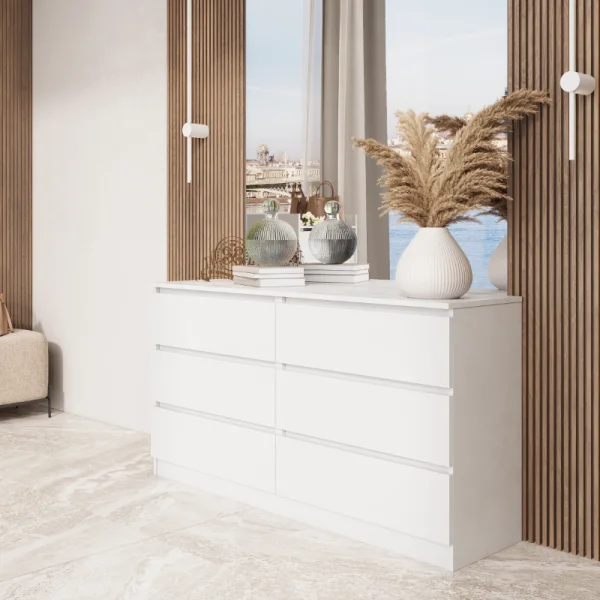 Комод Охта Лайт 1380.6 белый Комод Охта Лайт 1380.6 белый