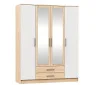 Шкаф 4-х створчатый Мартина дуб сонома/белый