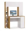 Стол компьютерный Комфорт 12.71 дуб золотой крафт/белый