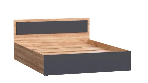 Кровать Мартина 1,6 дуб крафт/графит Кровать Мартина 1,6 дуб крафт/графит