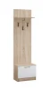 Тумба с вешалкой Денвер дуб сонома/белый