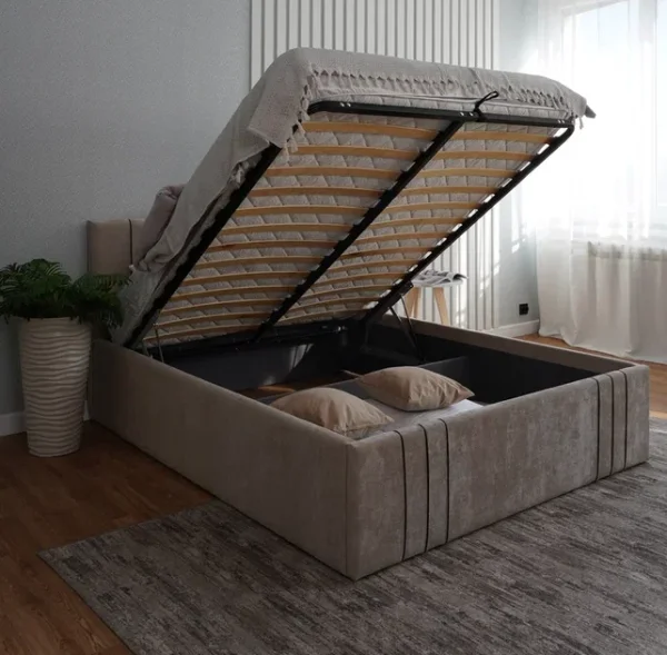 Кровать с подъемным механизмом Леванте 1,6 бежевый Кровать с подъемным механизмом Леванте 1,6 бежевый