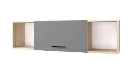 Полка Анталия 1200 дуб сонома/графит софт