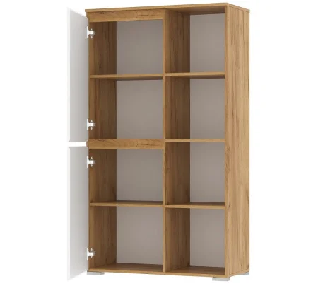 Буфет Гретта 2С дуб крафт золотой/белый