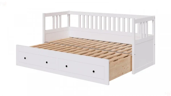 Кровать-кушетка с хранилищем Кымор 80*200 белый Кровать-кушетка с хранилищем Кымор 80*200 белый